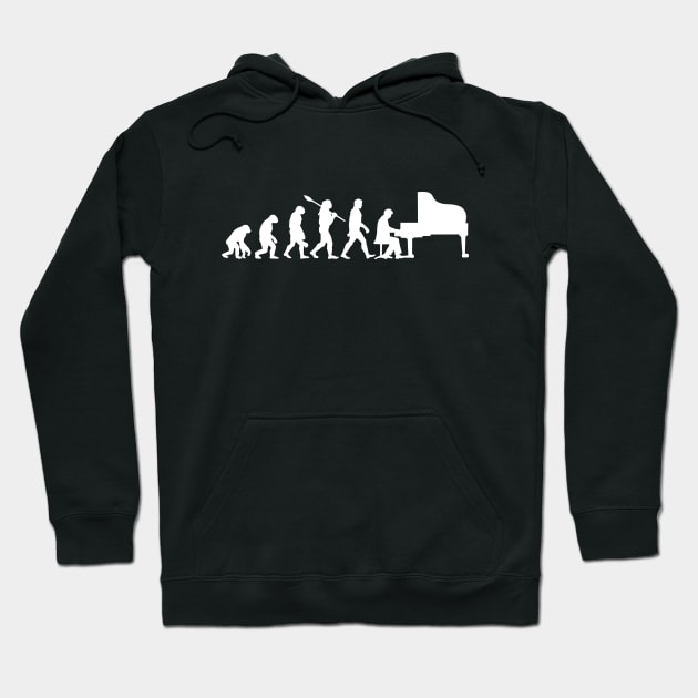 Piano Evolution Hoodie by Woah_Jonny